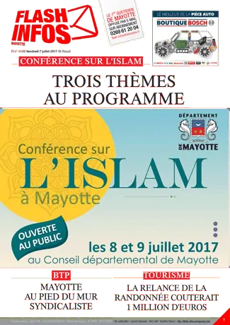 Vendredi 7 juillet 2017 Vendredi 7 juillet 2017