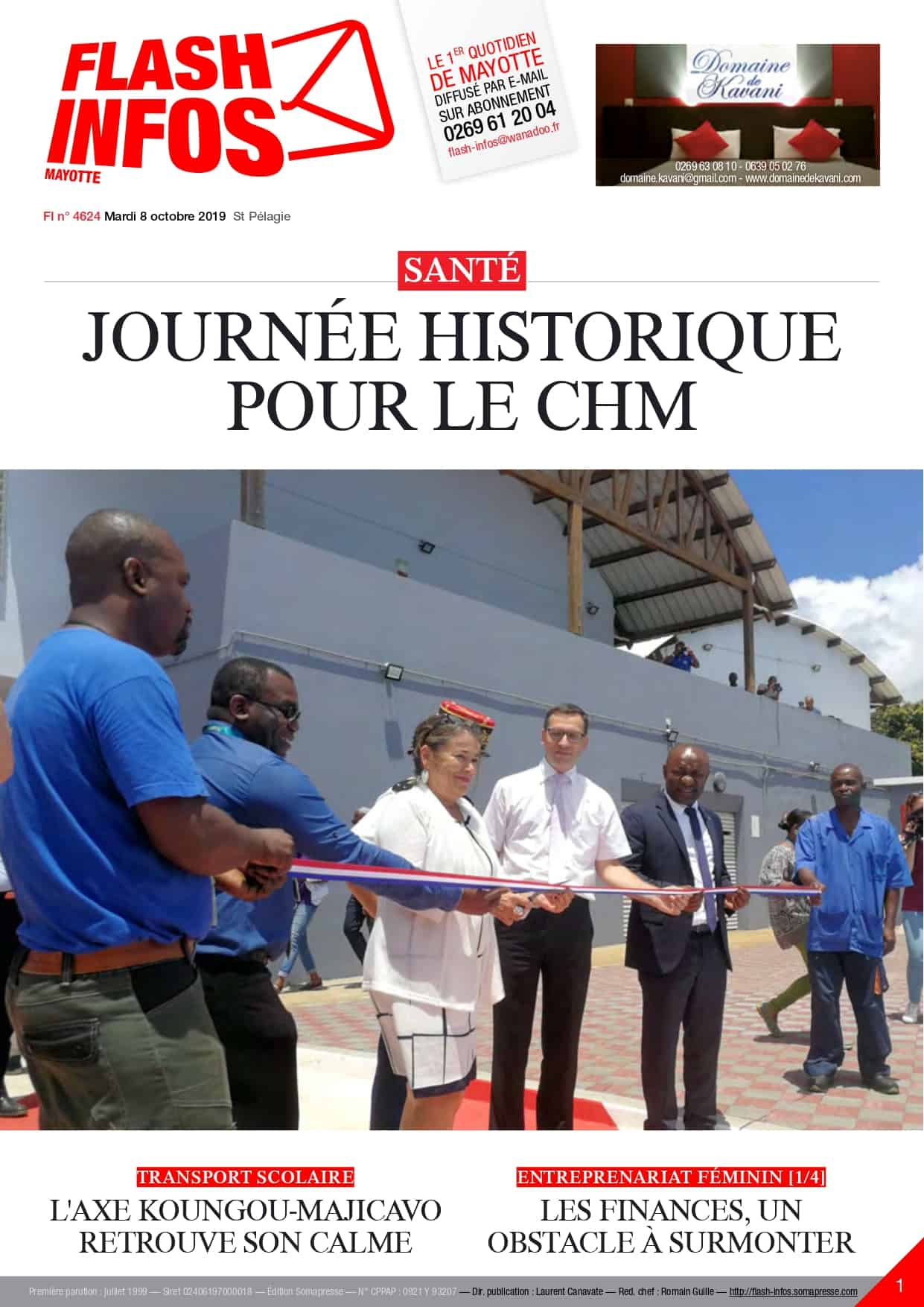 Mardi 8 octobre 2019