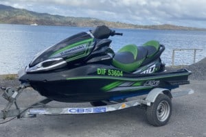 Jet ski modèle 310 LX, noir et vert