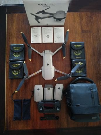 Drone DJI Mavic Pro PLATINIUM + 3 batteries + nombreux accessoires