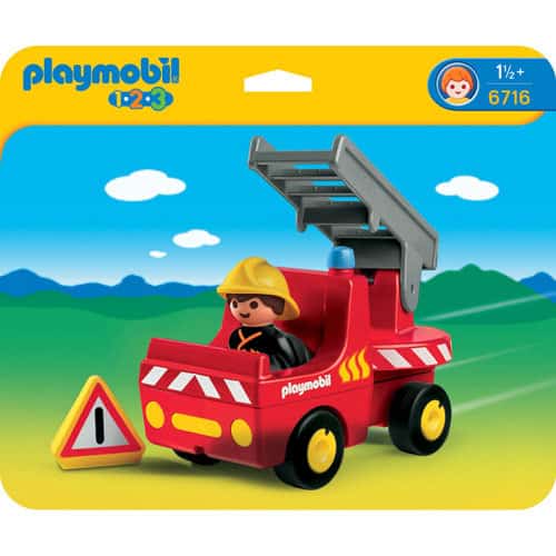 Camion pompier Playmobil 123