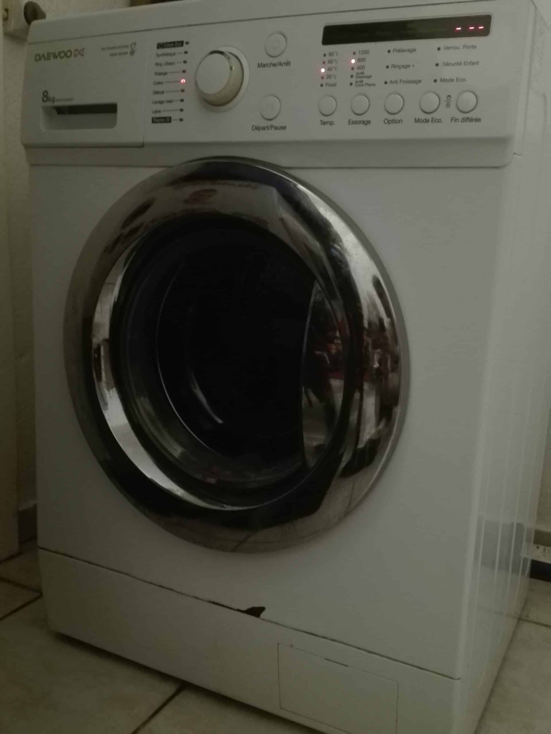 Lave-linge Daewoo 8 kg