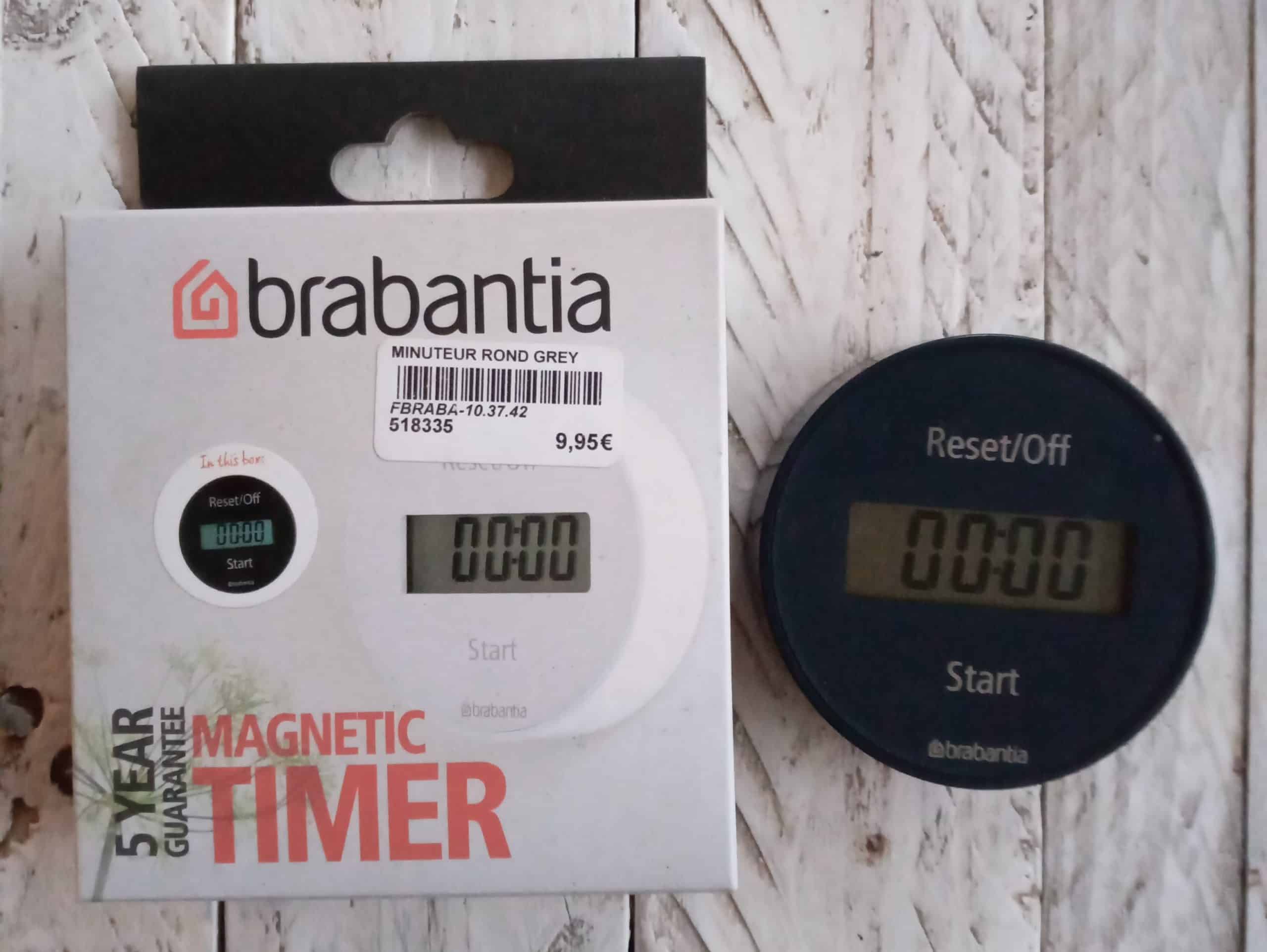 Minuteur magnétique Brabantia