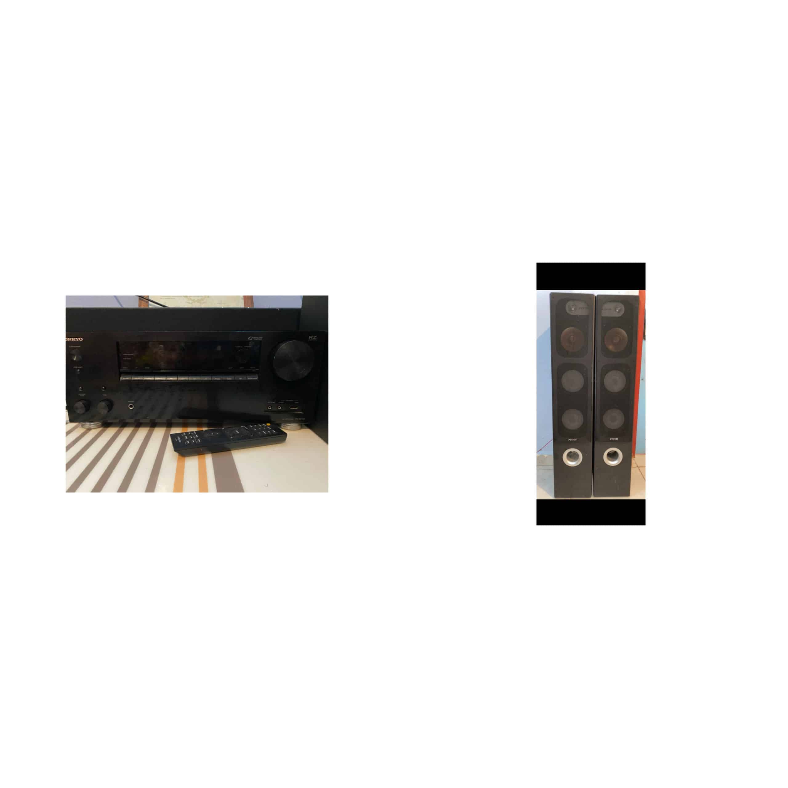 Enceintes et ampli tuner