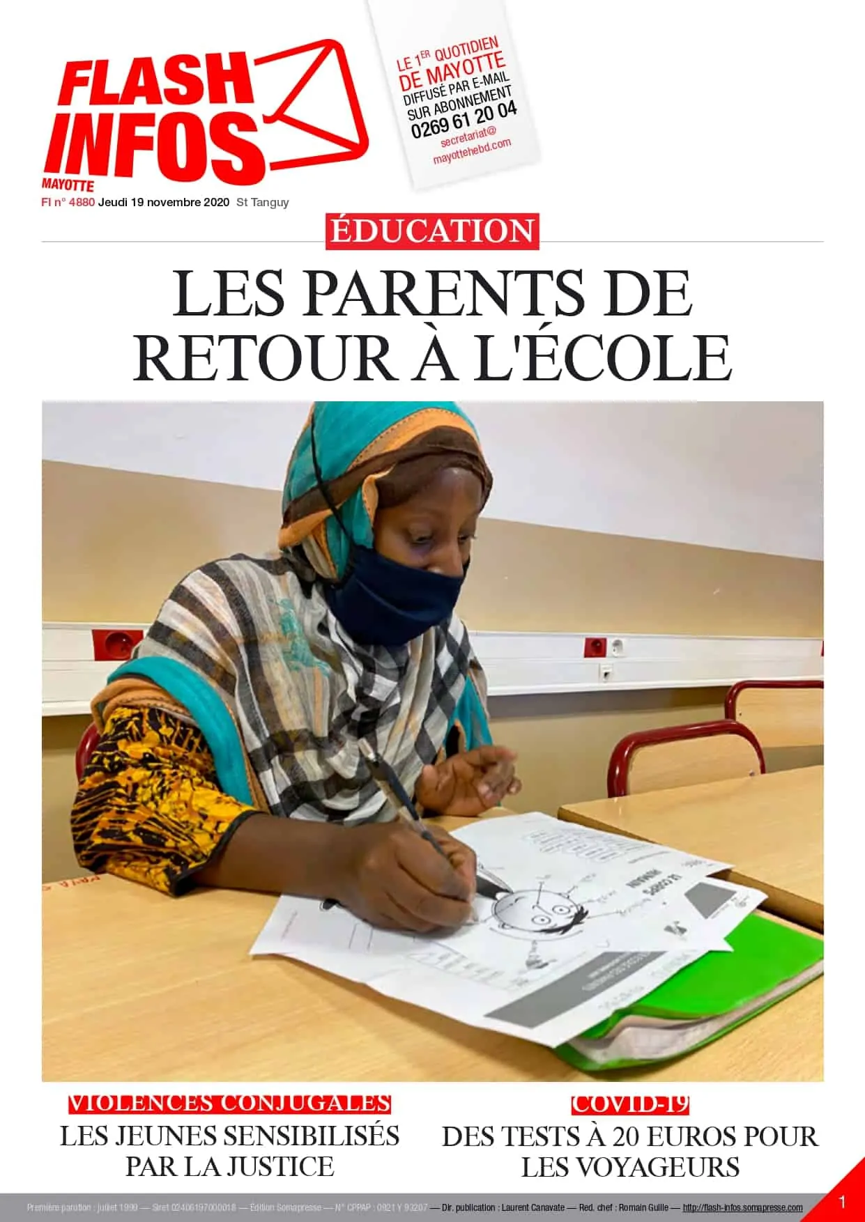Jeudi 19 novembre 2020