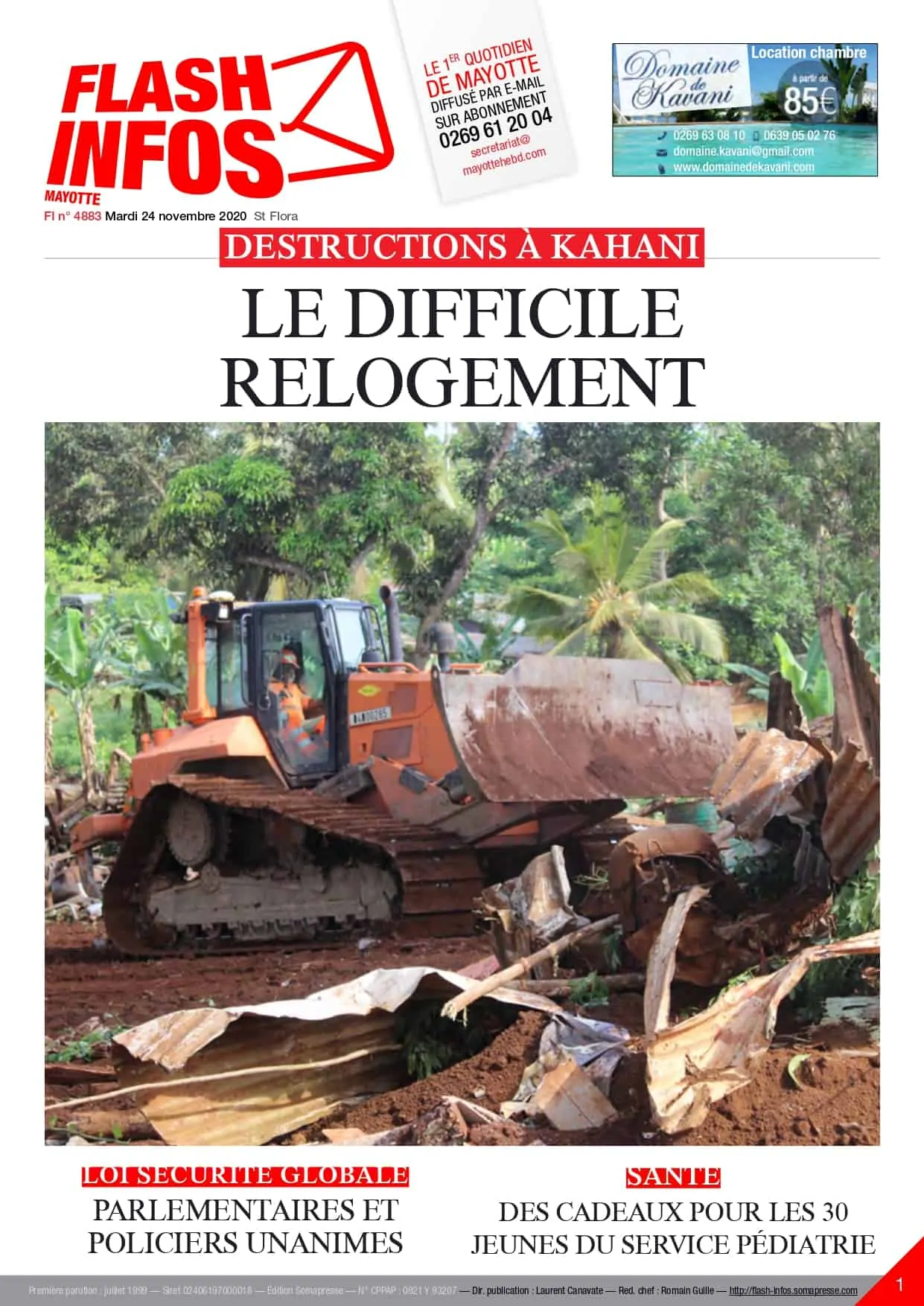Mardi 24 novembre 2020