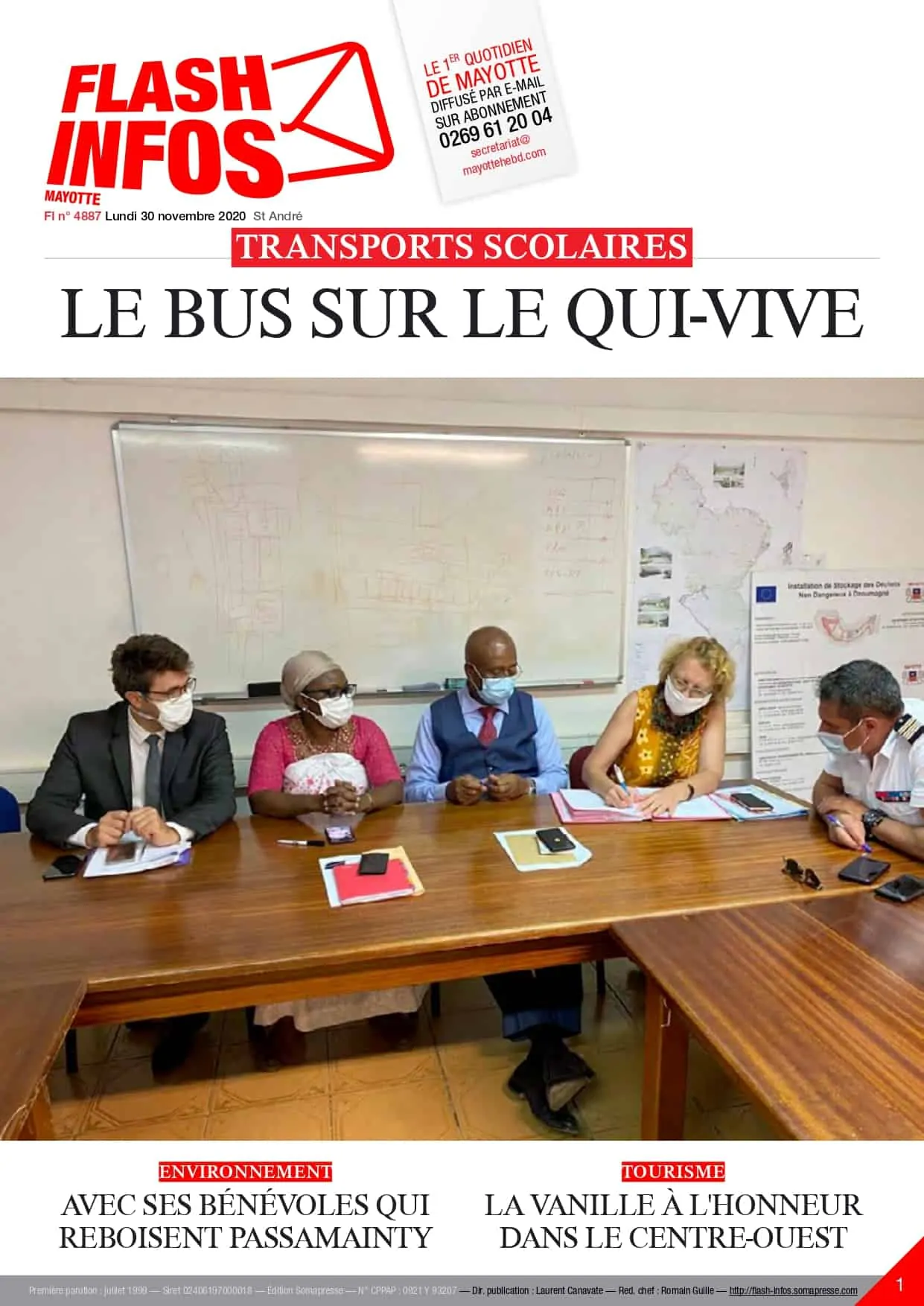 Lundi 30 novembre 2020