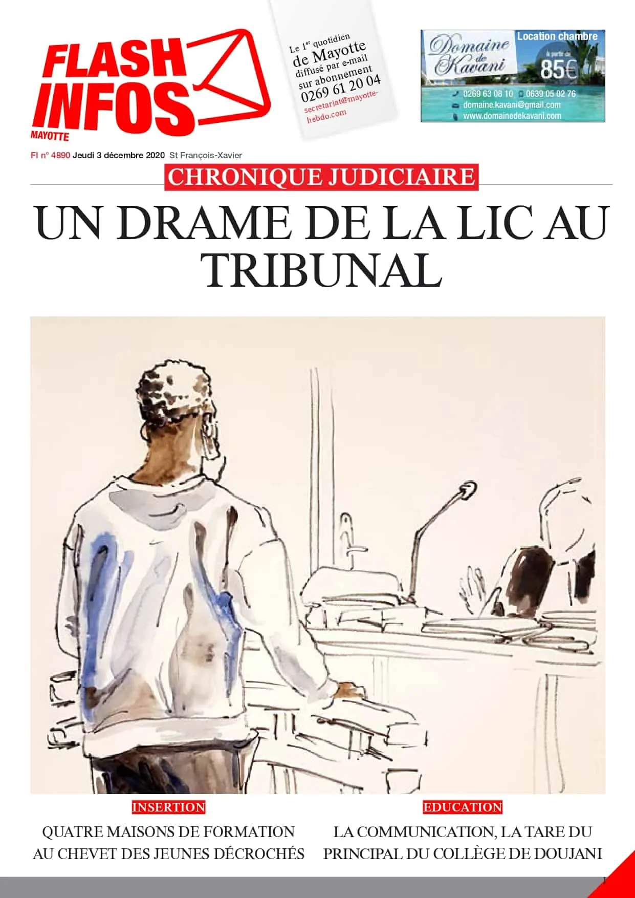 Jeudi 3 décembre 2020