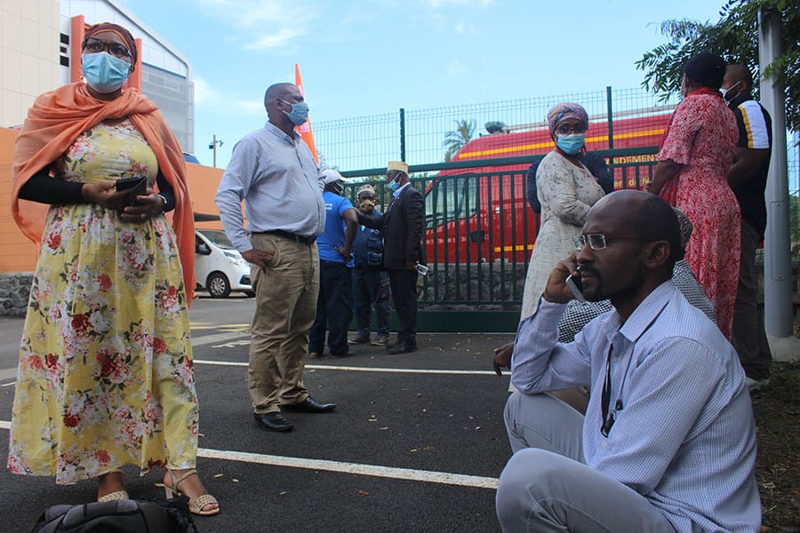 premier-jour-greve-syndicats-agence-regionale-sante-mayotte