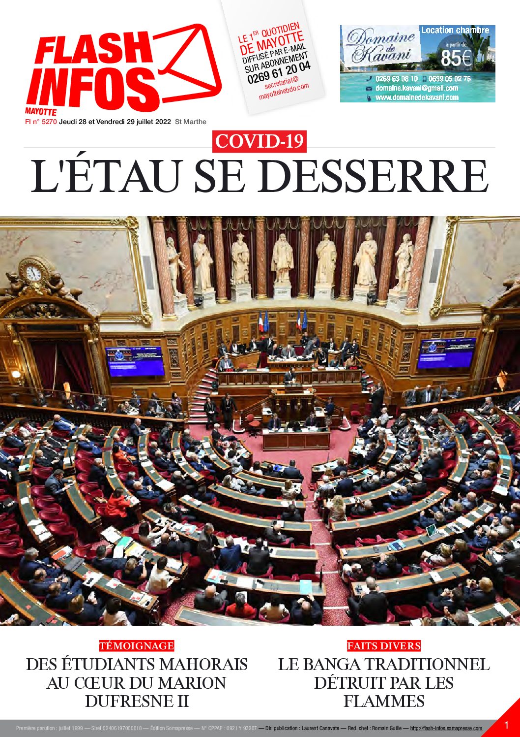 Jeudi 28 et Vendredi 29 juillet 2022