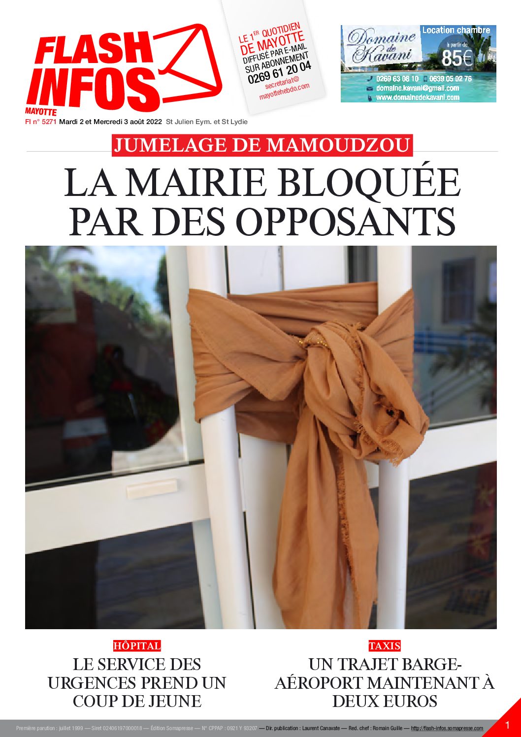 Mardi 2 et mercredi 3 août 2022