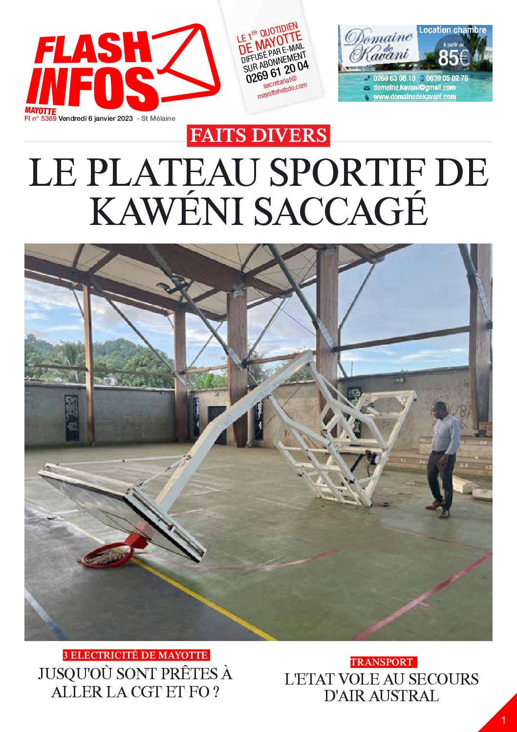 Vendredi 6 janvier 2023