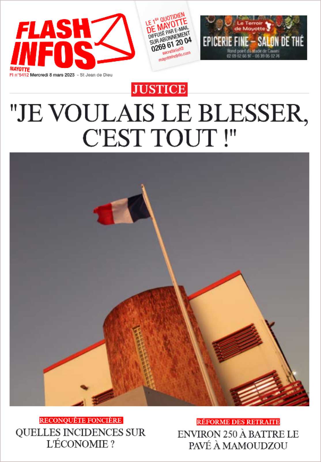 Mercredi 8 mars 2023