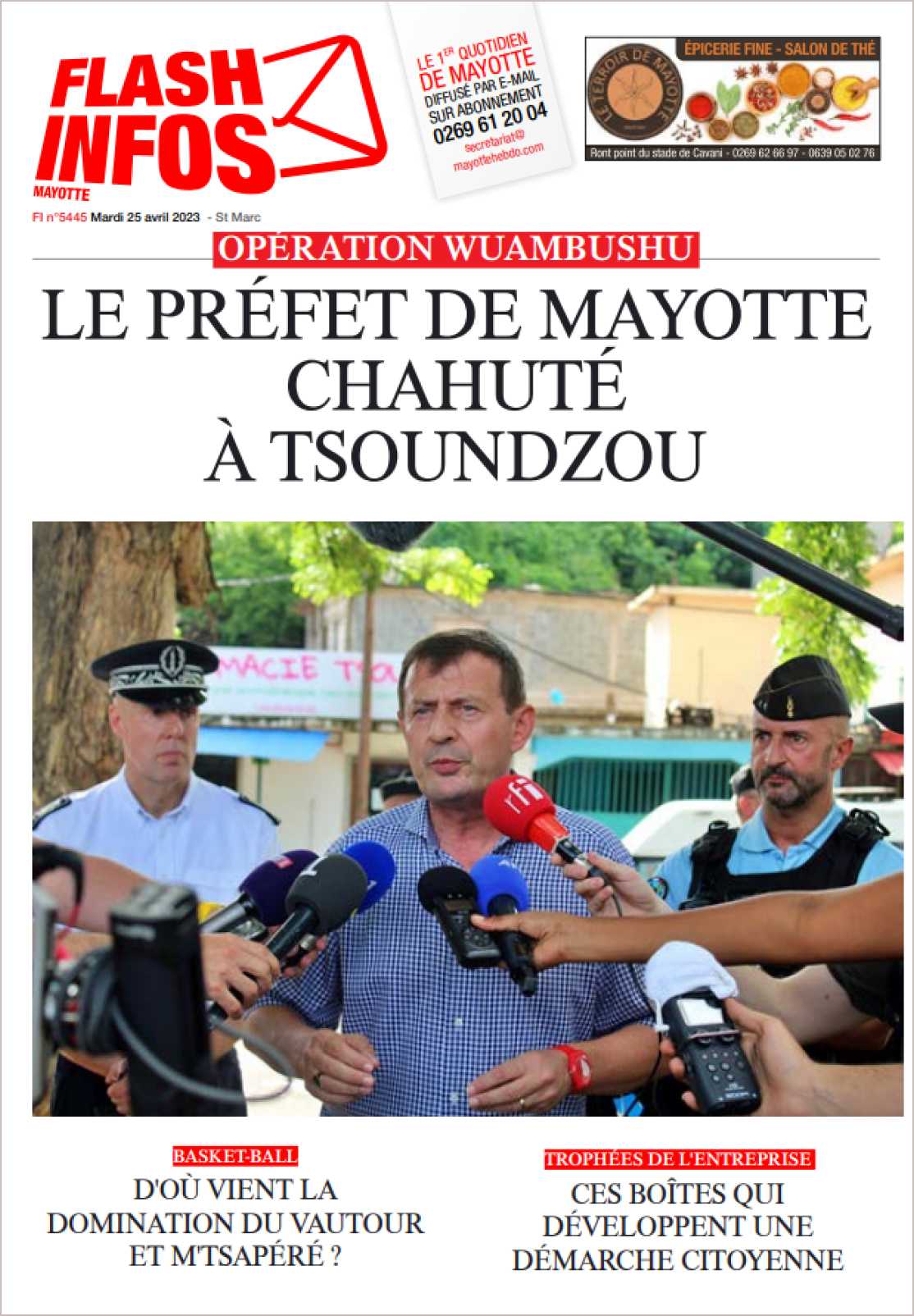 Mardi 25 avril 2023