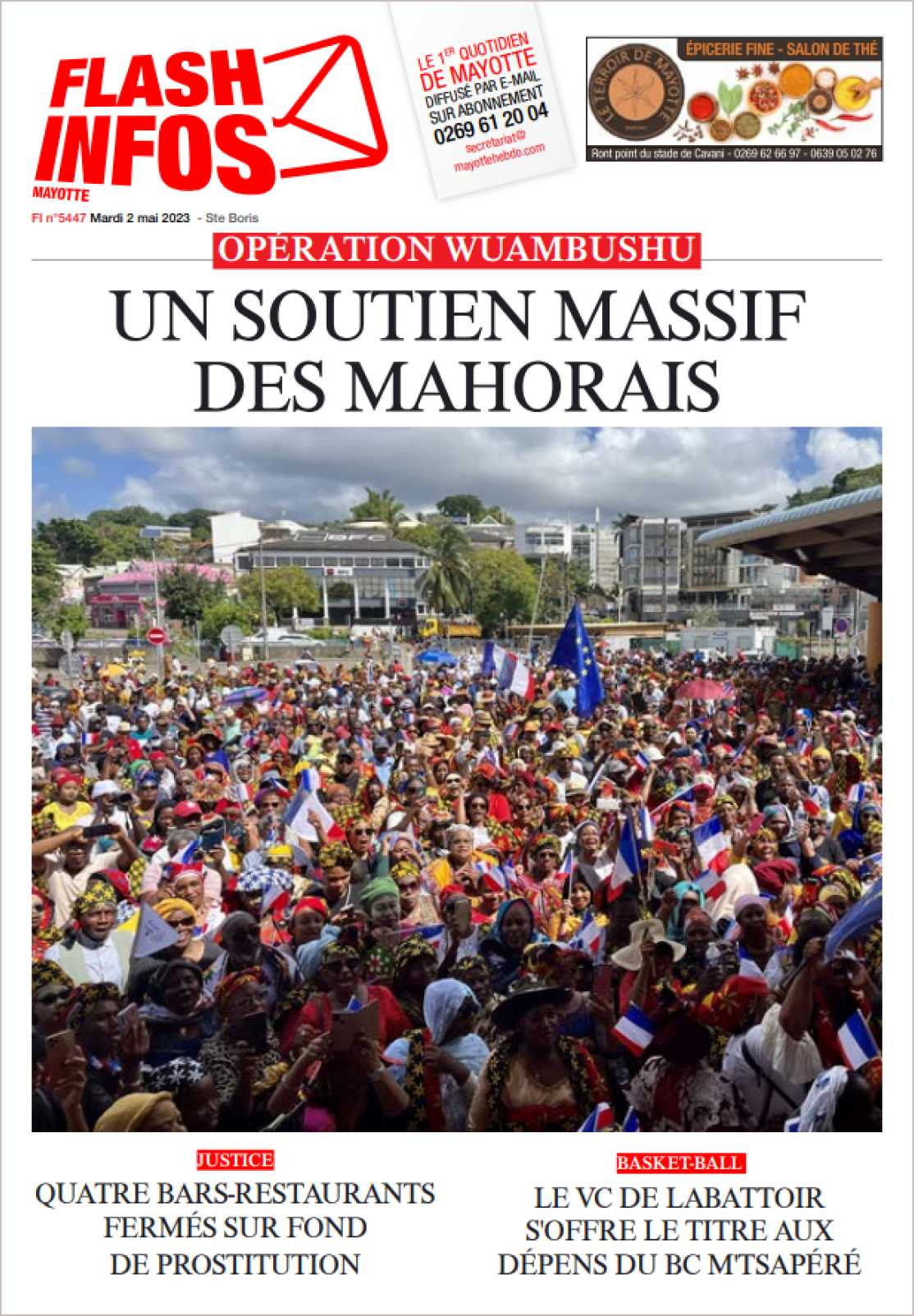 Mardi 2 mai 2023