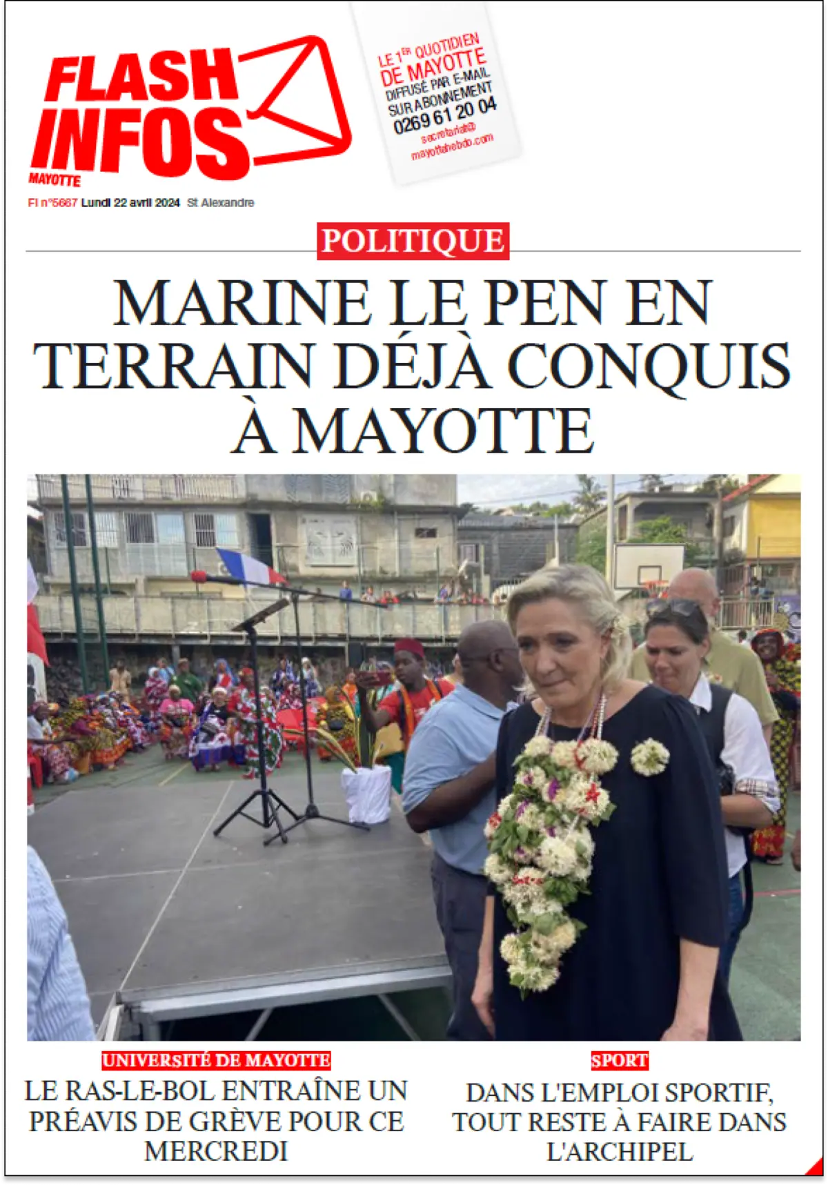Lundi 22 avril 2024