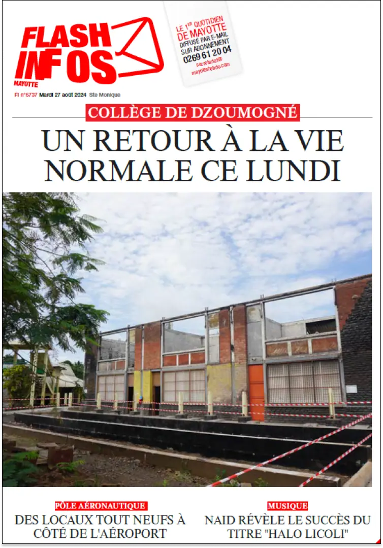 Mardi 27 août 2024