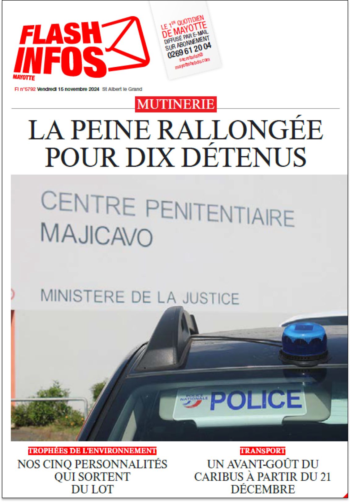 Vendredi 15 novembre 2024 Vendredi 15 novembre 2024