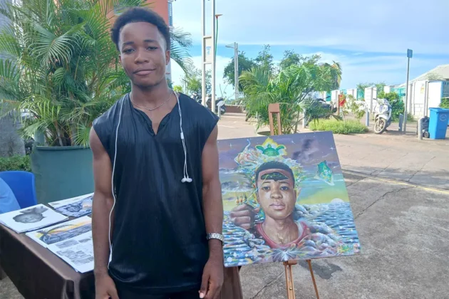 Zangoma expose ses artistes dans les rues de Mamoudzou après Chido