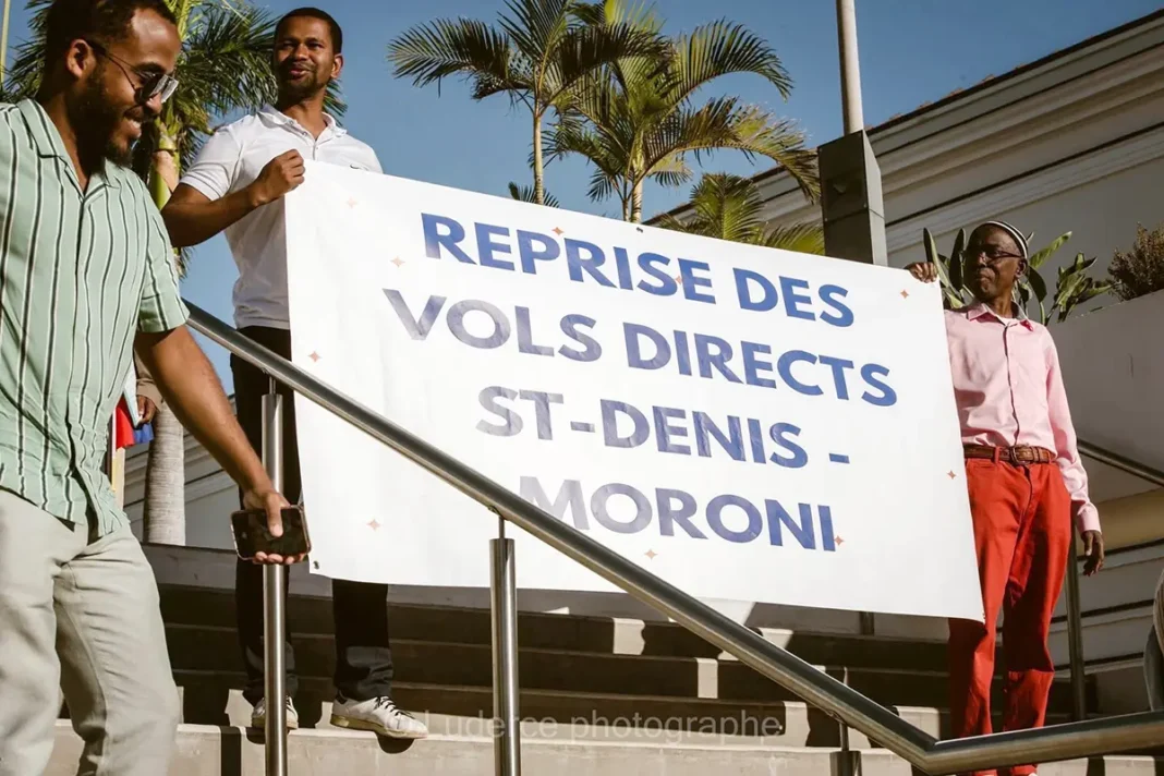 Comores : une marche à la Réunion pour le retour d’un vol direct vers Moroni