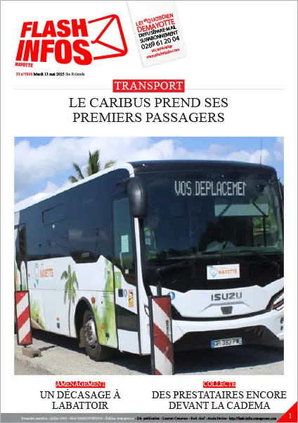Flash infos Mayotte du Mardi 13 mai 2025