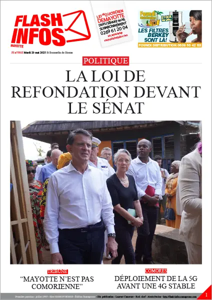 Flash infos Mayotte du Mardi 20 mai 2025