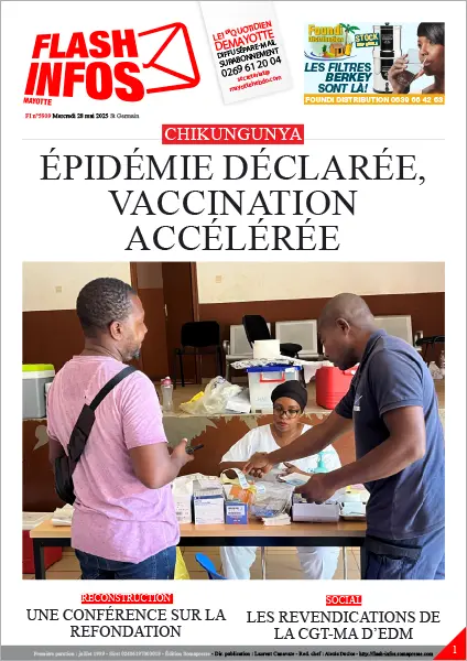 Flash infos Mayotte du Mercredi 28 mai 2025