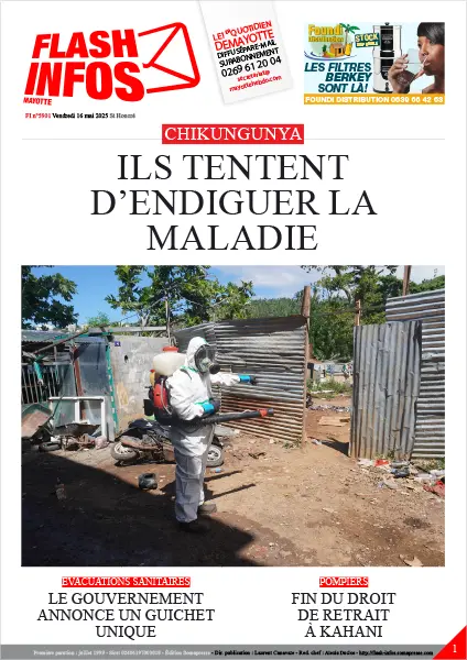 Flash infos Mayotte du Vendredi 16 mai 2025