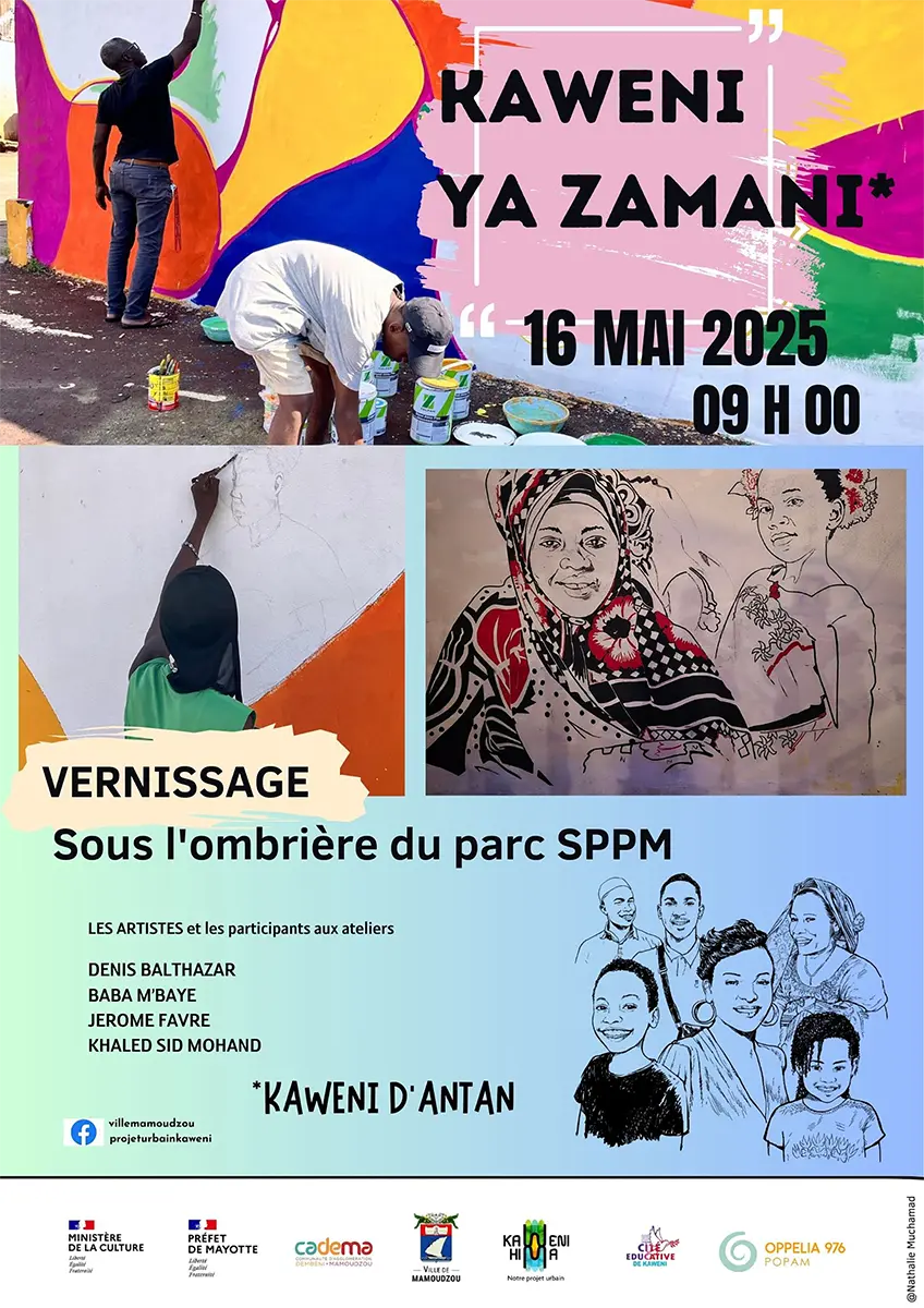 La fresque de Kawéni inaugurée ce vendredi