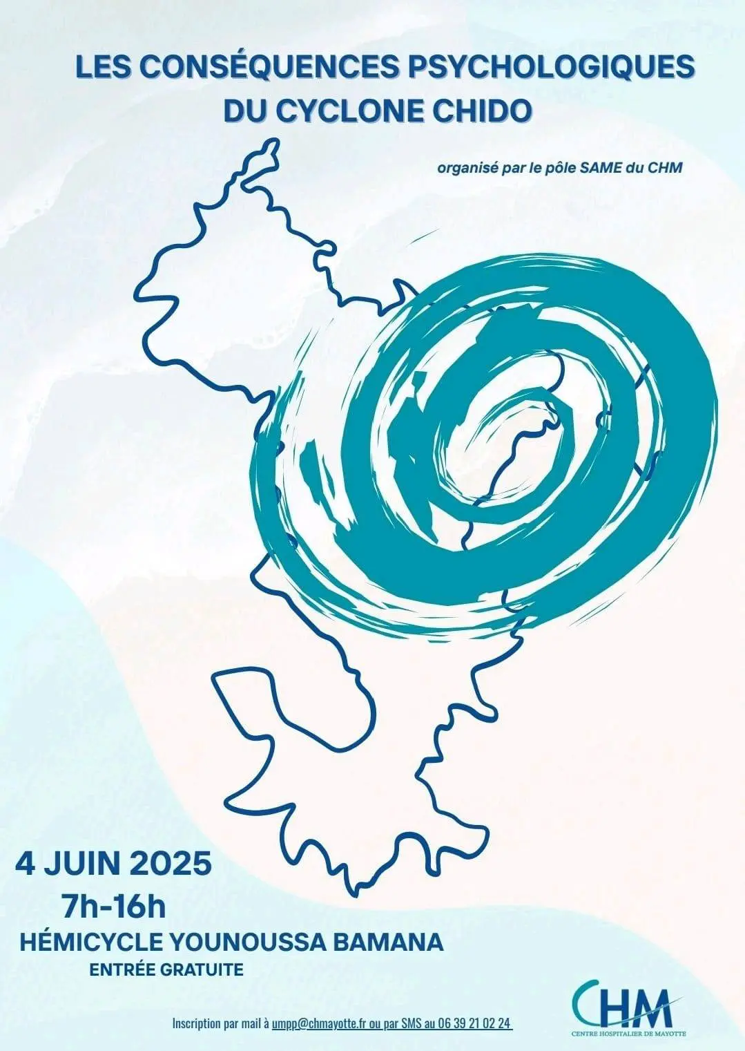 Le CHM organise une conférence sur les impacts psychologiques du cyclone Chido