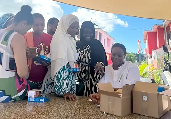Les jeunes de Tsararano mobilisés avec l’Association des Étudiants et Jeunes de Mayotte