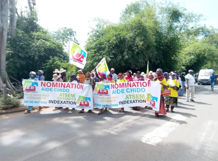 Une deuxième journée de manifestation pour le syndicat FSU Mayotte