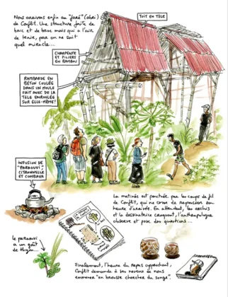“Mayotte a beaucoup à nous apprendre”, La BD “Le béton et le bambou” retrace les techniques de construction traditionnelle de l’île