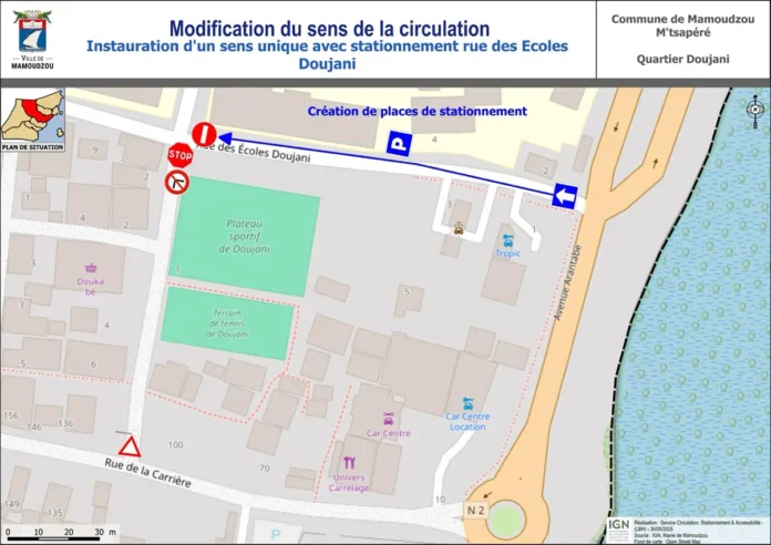 Doujani : la rue Boura Daho passe en sens unique