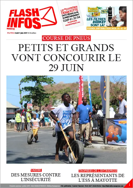 Flash infos Mayotte du Jeudi 5 juin 2025