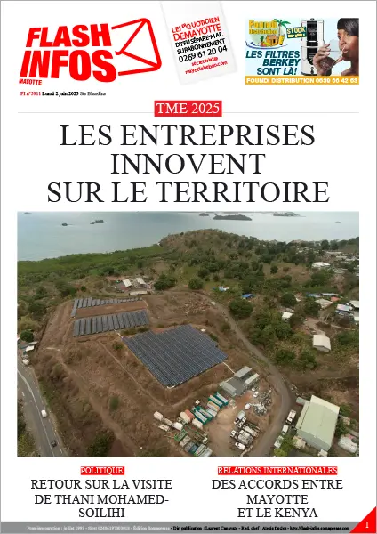 Flash infos Mayotte du Lundi 2 juin 2025