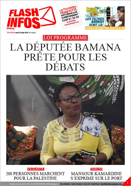 Flash infos Mayotte du Lundi 23 juin 2025