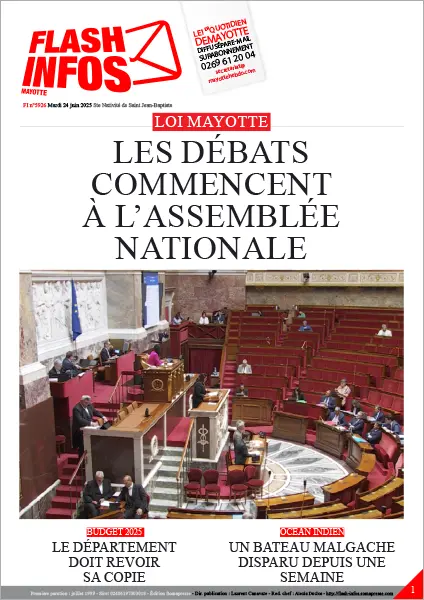 Flash infos Mayotte du Mardi 24 juin 2025