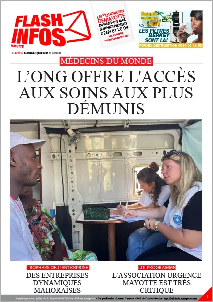 Flash infos Mayotte du Mercredi 4 juin 2025