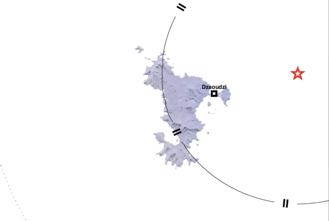 Un séisme de magnitude 3,5 enregistré ce vendredi à Mayotte