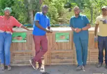 Un site de compostage installé au PER de Coconi Un site de compostage installé au PER de Coconi