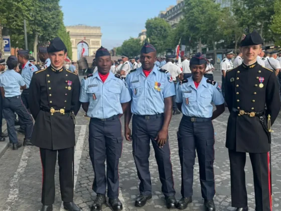 550 militaires défilent à Mamoudzou