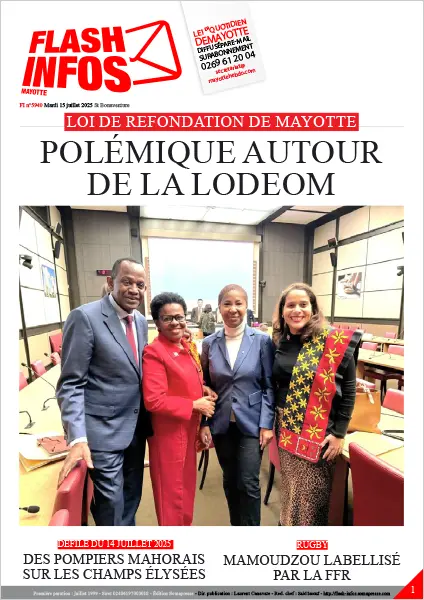 Flash infos Mayotte du Mardi 15 juillet 2025