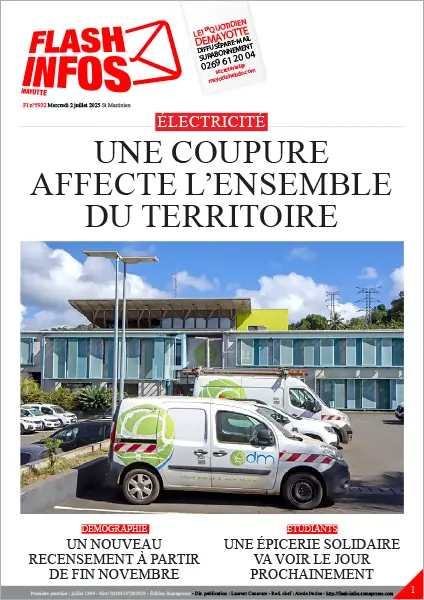 Flash infos Mayotte du Mercredi 2 juillet 2025