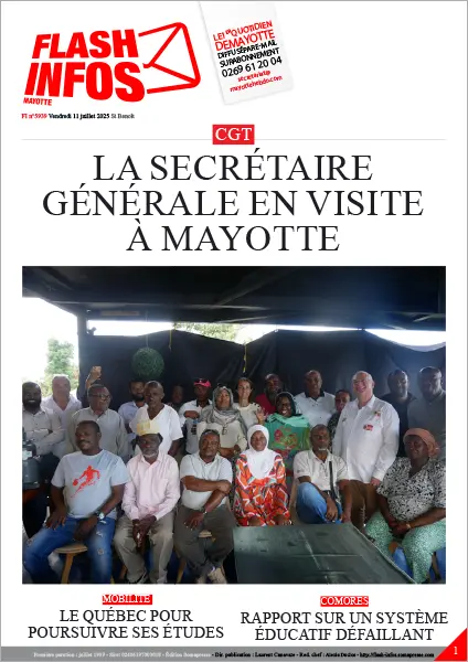 Flash infos Mayotte du Vendredi 11 juillet 2025