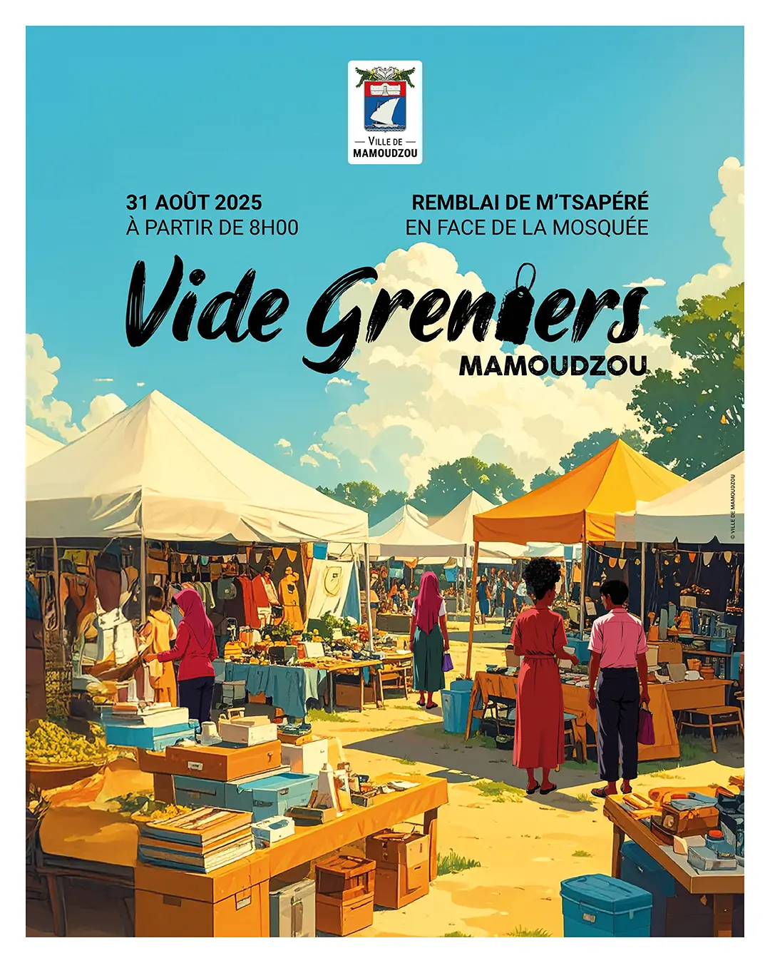 Mamoudzou : les inscriptions sont ouvertes pour le grand vide-greniers solidaire du 31 août