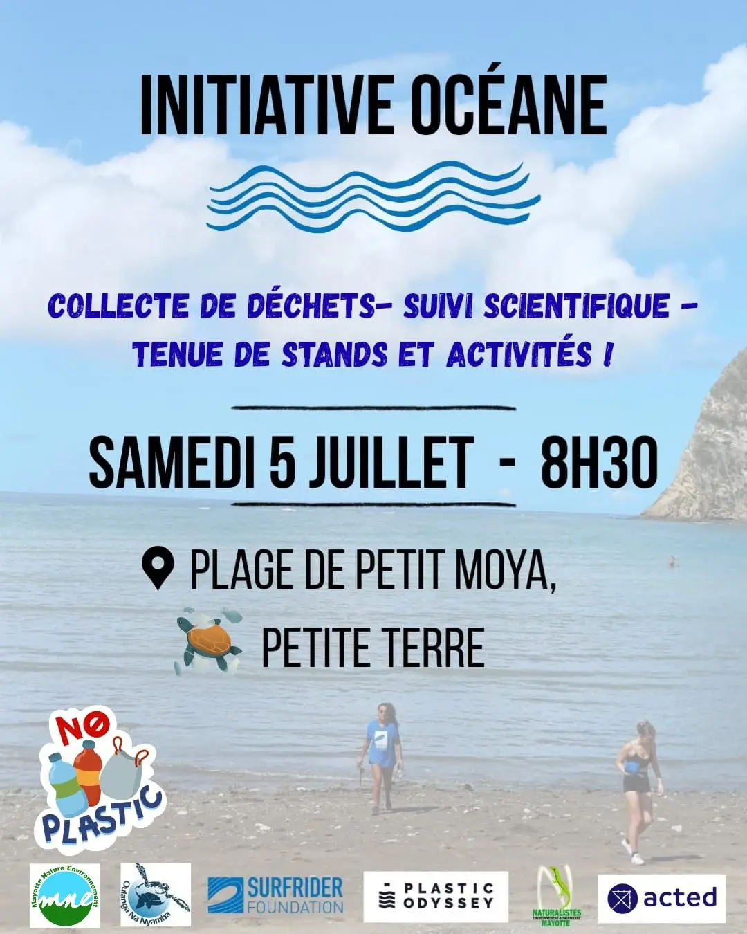 Une collecte de déchets ce samedi à la plage de Petit Moya