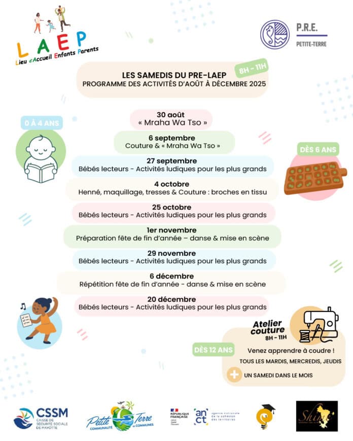 Petite-Terre : le LAEP ouvre désormais ses portes deux samedis par mois Petite-Terre : le LAEP ouvre désormais ses portes deux samedis par mois