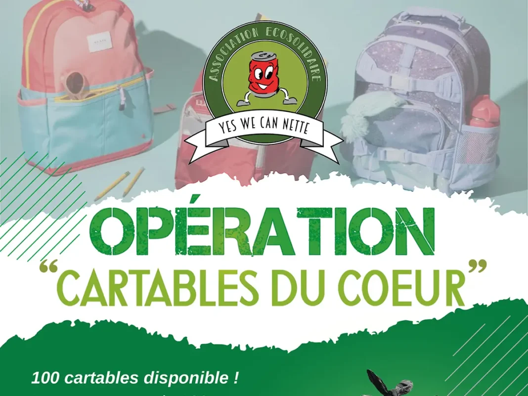« Cartables du cœur » Quand solidarité et écologie font la rentrée