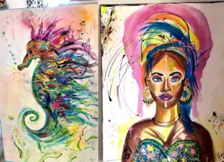 Entre lagon et recyclage, l’art engagé de Pascale Herr s’expose au Kalyz Entre lagon et recyclage, l’art engagé de Pascale Herr s’expose au Kalyz